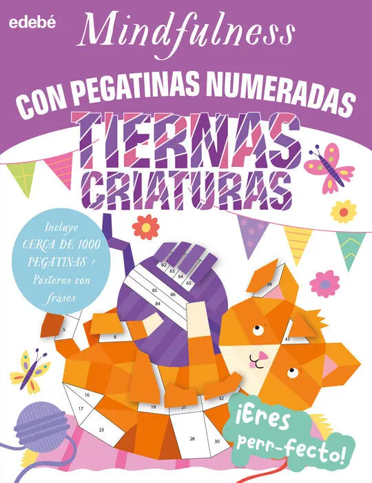 Mindfulness con Pegatinas Numeradas Tiernas Criatu