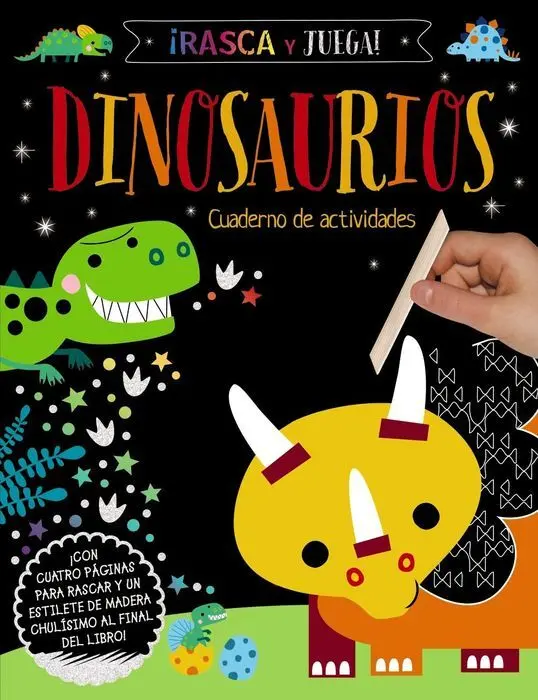 Rasca y Juega Dinosaurios Cuaderno de a