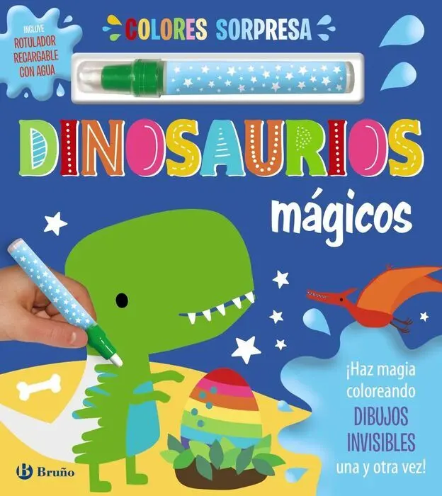 Colores Sorpresa. Dinosaurios Mágicos