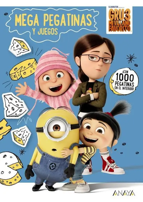 Mega Pegatinas y Juegos Gru 3 mi Villano Favorito
