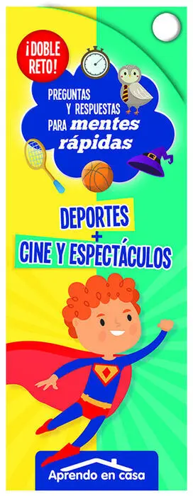 Deportes+Cine y Espectaculos:doble Reto. (Preg. resp