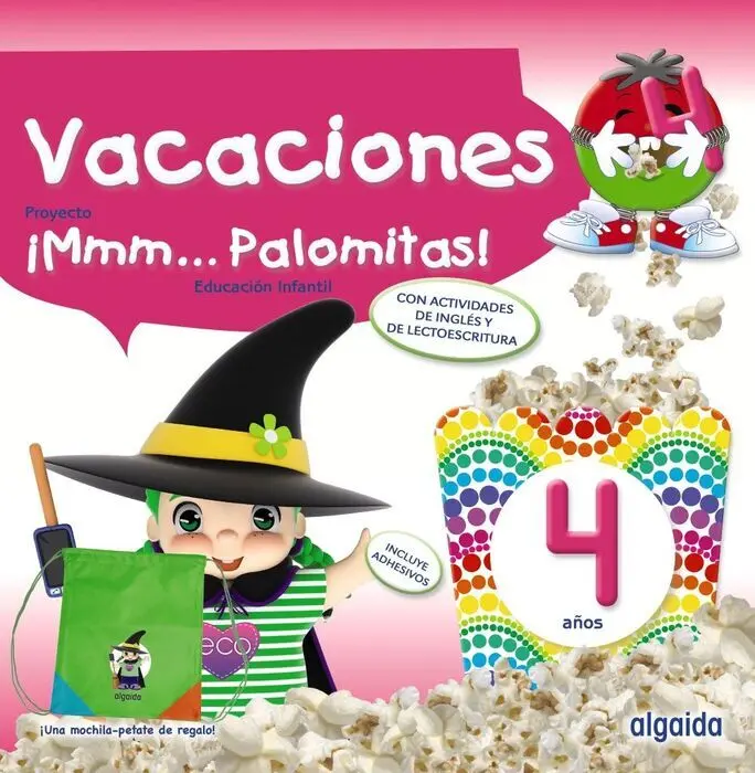 ¡Mmm... Palomitas! 4 Años. Cuaderno de Vacaciones