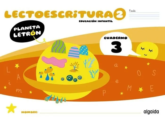 Lectroescritura Nivel 2 Planeta Letron (25) Cuaderno 3. Pauta