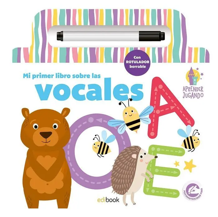 Aprender Jugando Libro Pizarra Vocales