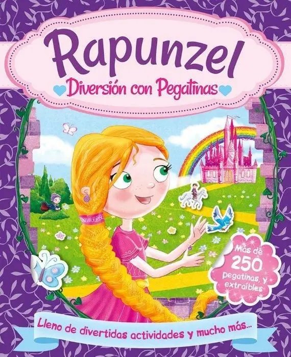 Diversion con Pegatinas- Rapunzel