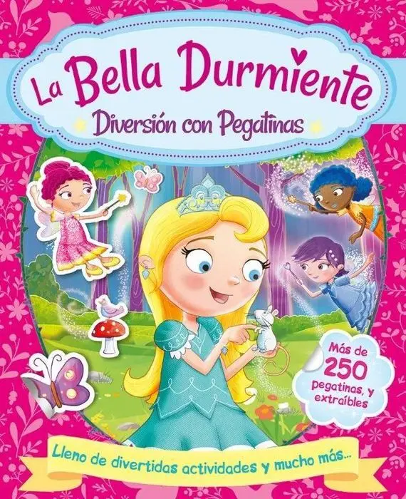 Diversion con Pegatinas la Bella Durmiente