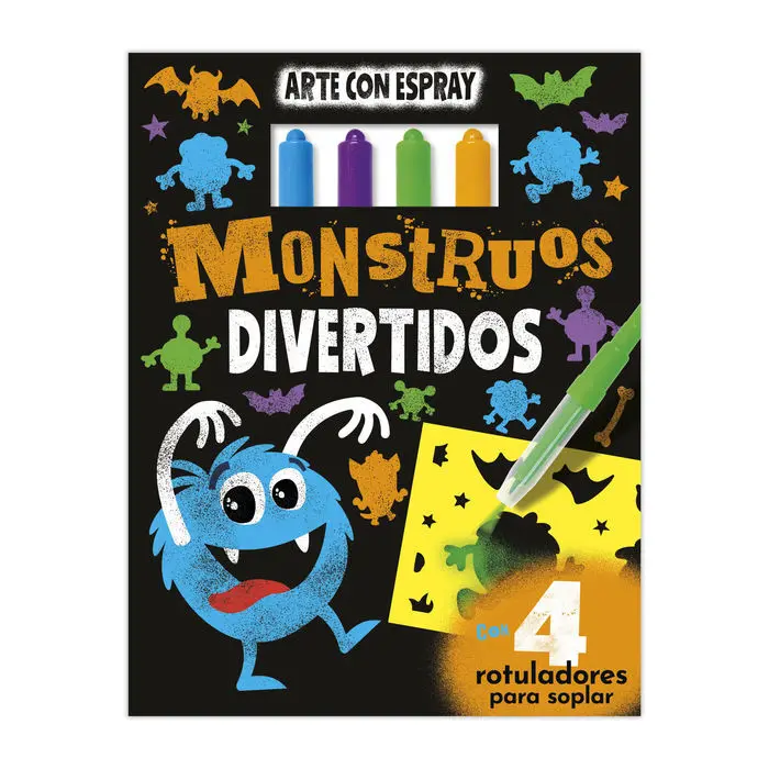 Arte con Spray - Monstruos Divertidos