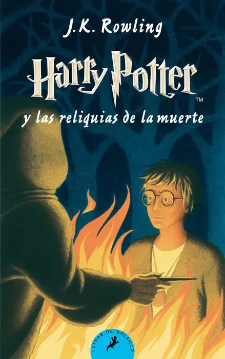 7. Harry Potter y Reliquias de Muerte. (Letras Bolsi