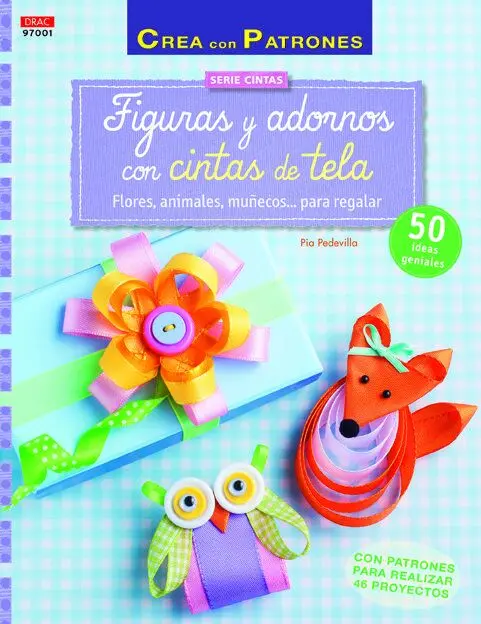 Figuras y Adornos con Cintas de Tela
