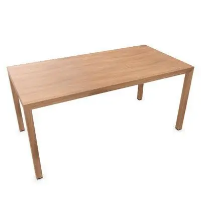 Mesa Prisma Operativa 160X80 Estructura/Melamina Castaño