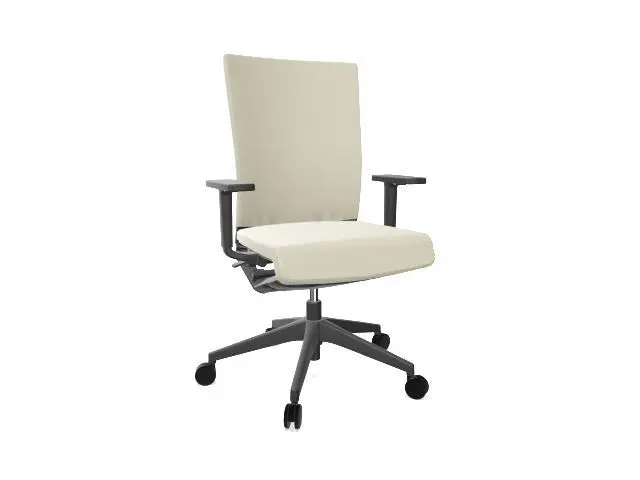 Sillon Winner 20 Sistema Syncro, con Razos 360, Respaldo Bajo, Ruedas Blandas N33 Beige