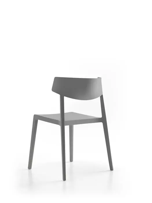 Silla Wing Polipropileno Gris