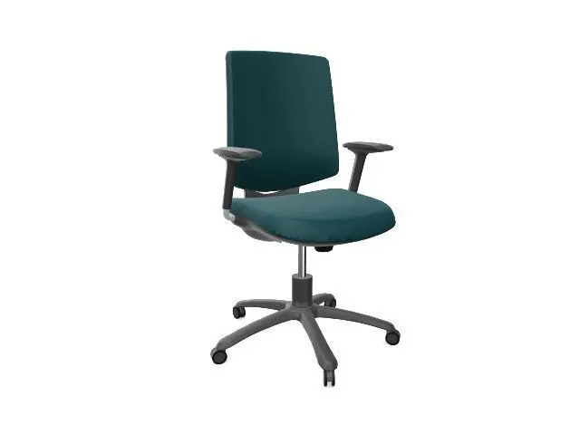 Sillon Idonia 100 Operativa Verdeazulado Oscuro C/Br
