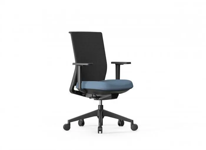 Silla Stay Tap. Tex T89 Azul Medio Estr. Negra 9381Zt89