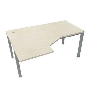 Mesa Vital Pro Ergonomica Vr65F211 Acacia-Aluminizado