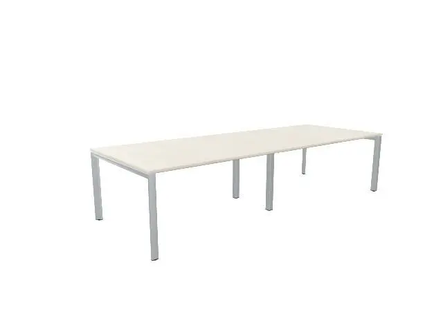 Mesa Vital Plus 60 Reunion Doble 320X120 Acacia-Alumin Hp6441211