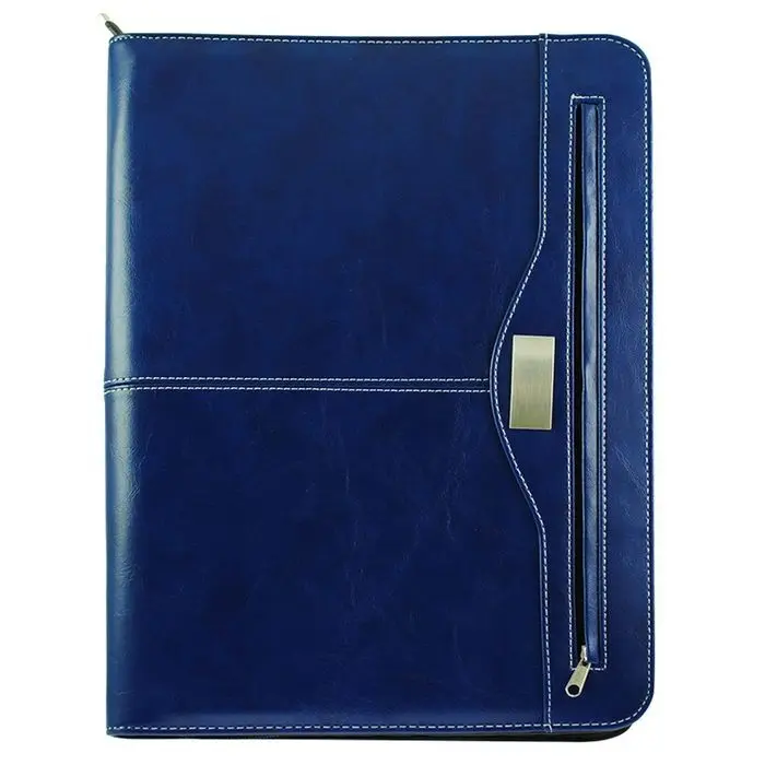 Portadocumentos Crem. A4 Canada Azul Simil Piel Ad2416