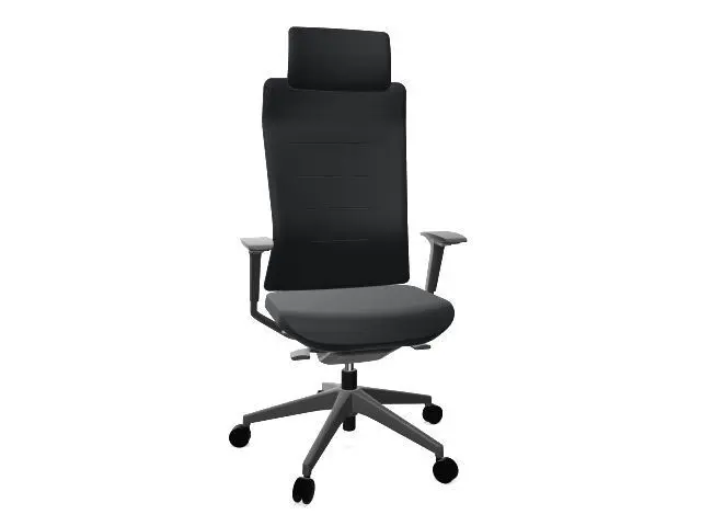 Sillón Tnk-Flex Resp. alto, Br/Pp. Negro Tap. T82 Negro Z5633Zbt82