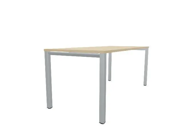 Mesa Vital Pro Vr515F210 180X80 Roble-Aluminizado