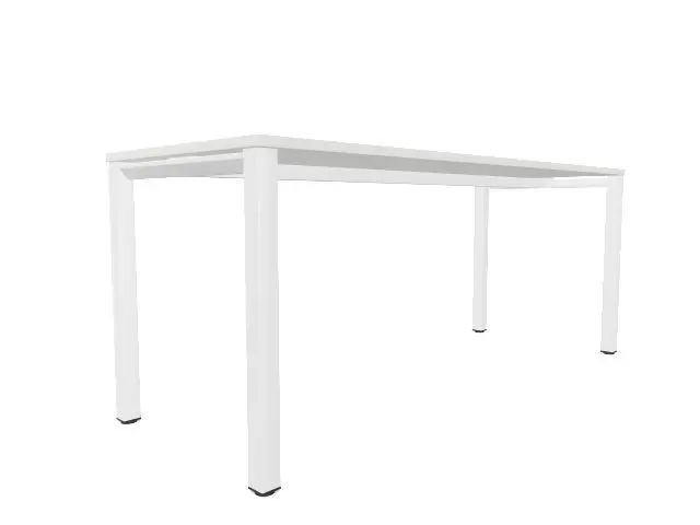 Mesa Vital-Pro Vr615F000 180X67 Estr. melamina Blanco