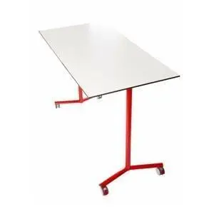 Mesa Liber T4 Plegable 160X75 Blanco Rotulable Dm 19Mm