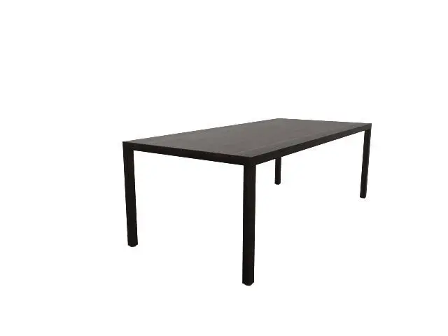 Mesa Prisma Pm17F14 220X100 Superficie Fresno/Estruc. Negra