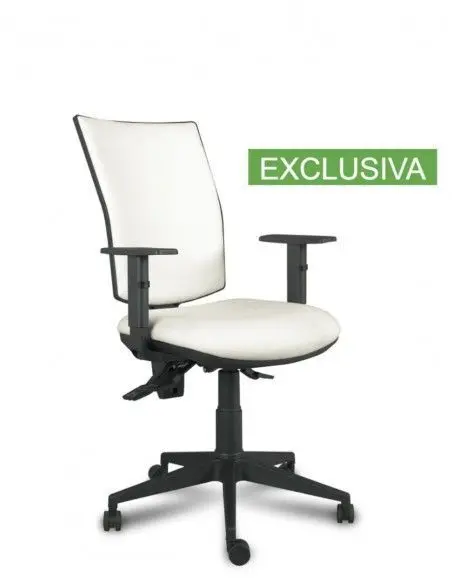 Silla Athenea Resp. Tapizado Basic 103 Verde Asyncro Brazo Regulable