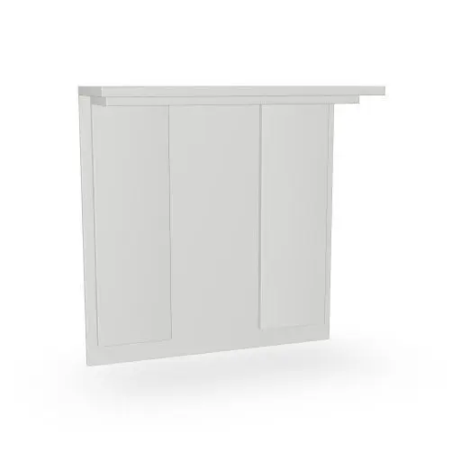 Repisa Decorativa Mostrador Ancho 80Cm Blanco Ofimat 22