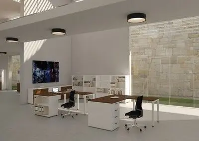 Mesa Nemo 200X80 Melanima Blanca
