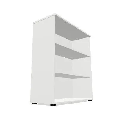 Armario Modular Ar131 113X42X100 Estantes Melamina Blanco