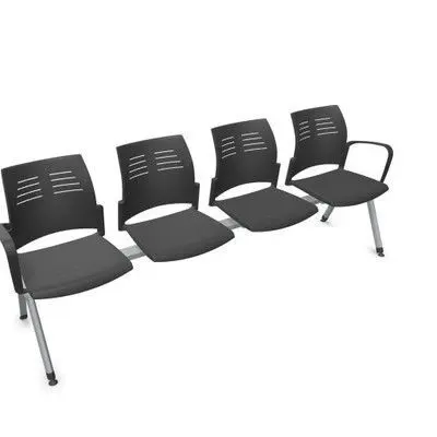 Bancada Spacio 4P. C/Bz Est. aluminio Restyling Carcasa Negra