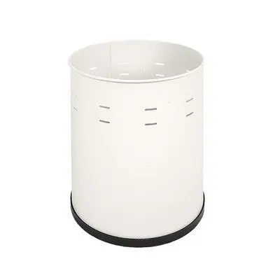 Papelera Blanca Perforada 16Lt Sie-70