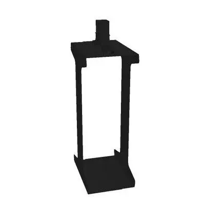 Soporte Colgado Cpu Ajustable Anchura 14-22Cm Atx Vital Plus Negro