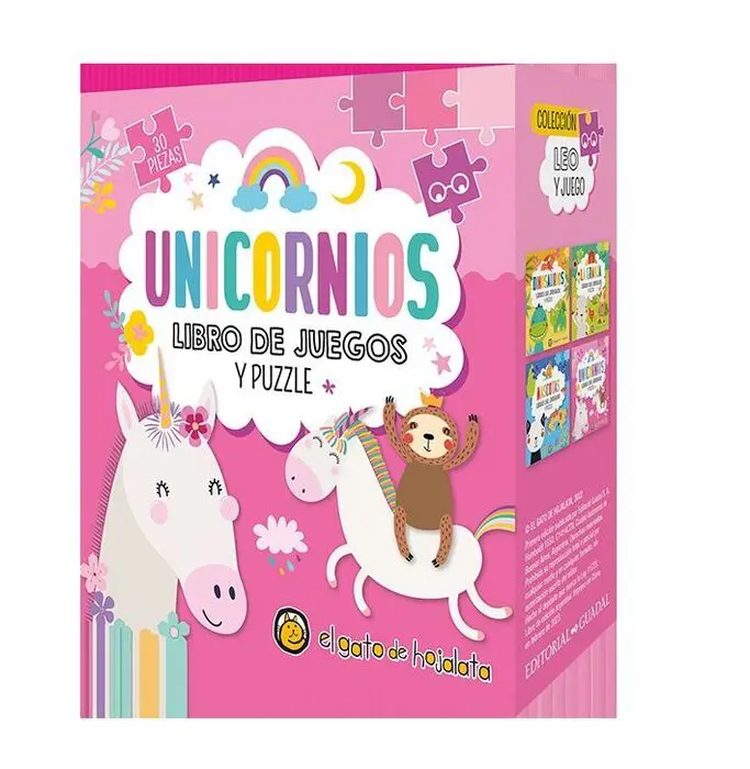 Unicornios (Libro+Puzzle 30 Piezas)