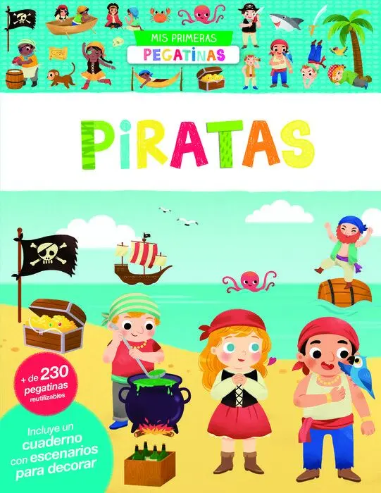 Mi Primer Libro de Pegatinas, Piratas
